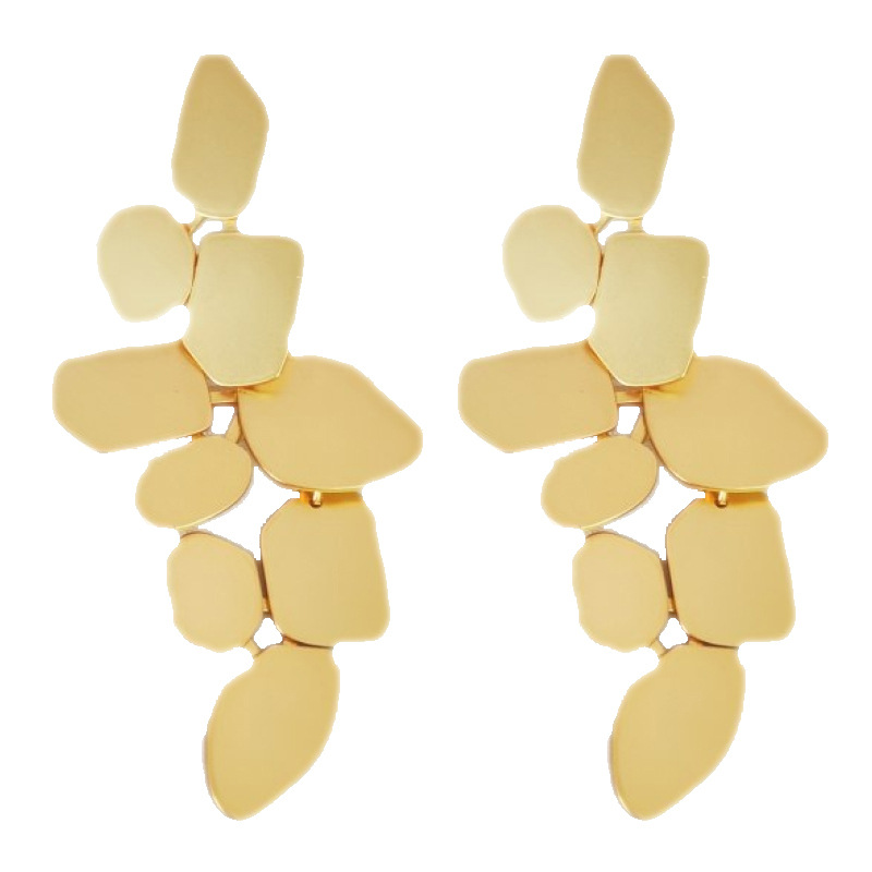 New Geometric Earrings Women's Exaggerated Elegant Simple Internet Celebrant Design Long Earrings Niche Vintage