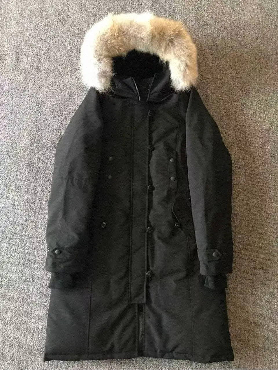 Down Jacket for Women, Classic Mid-Length, Waist-Cinching, Slim-Fitting, Warm Coat, Celebrity Style