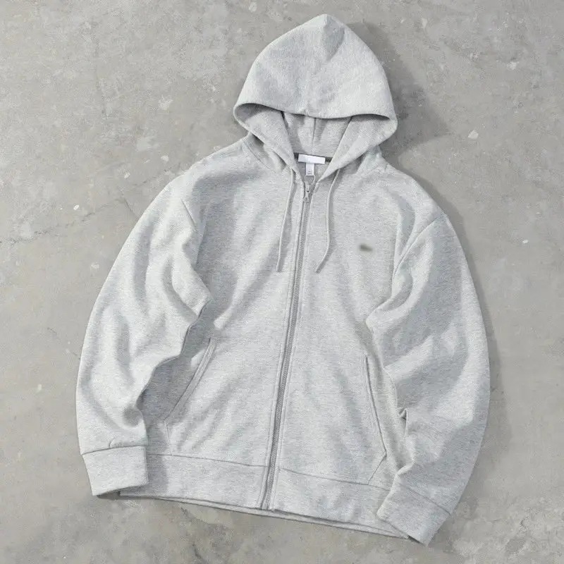 Lacoste Zip Hoodie Light Grey