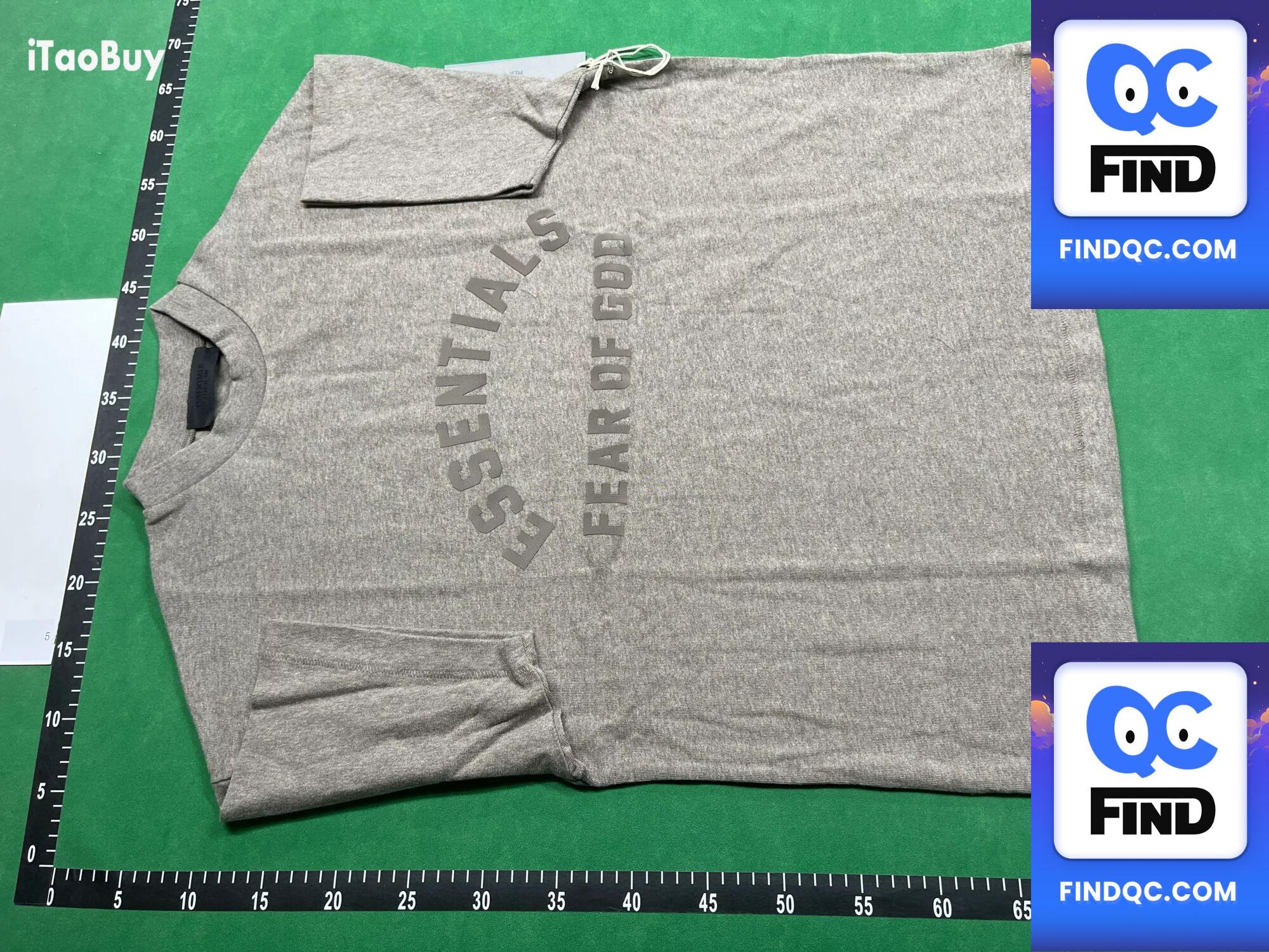 Fear of God Essentials Jet Black Crewneck T-Shirt QC