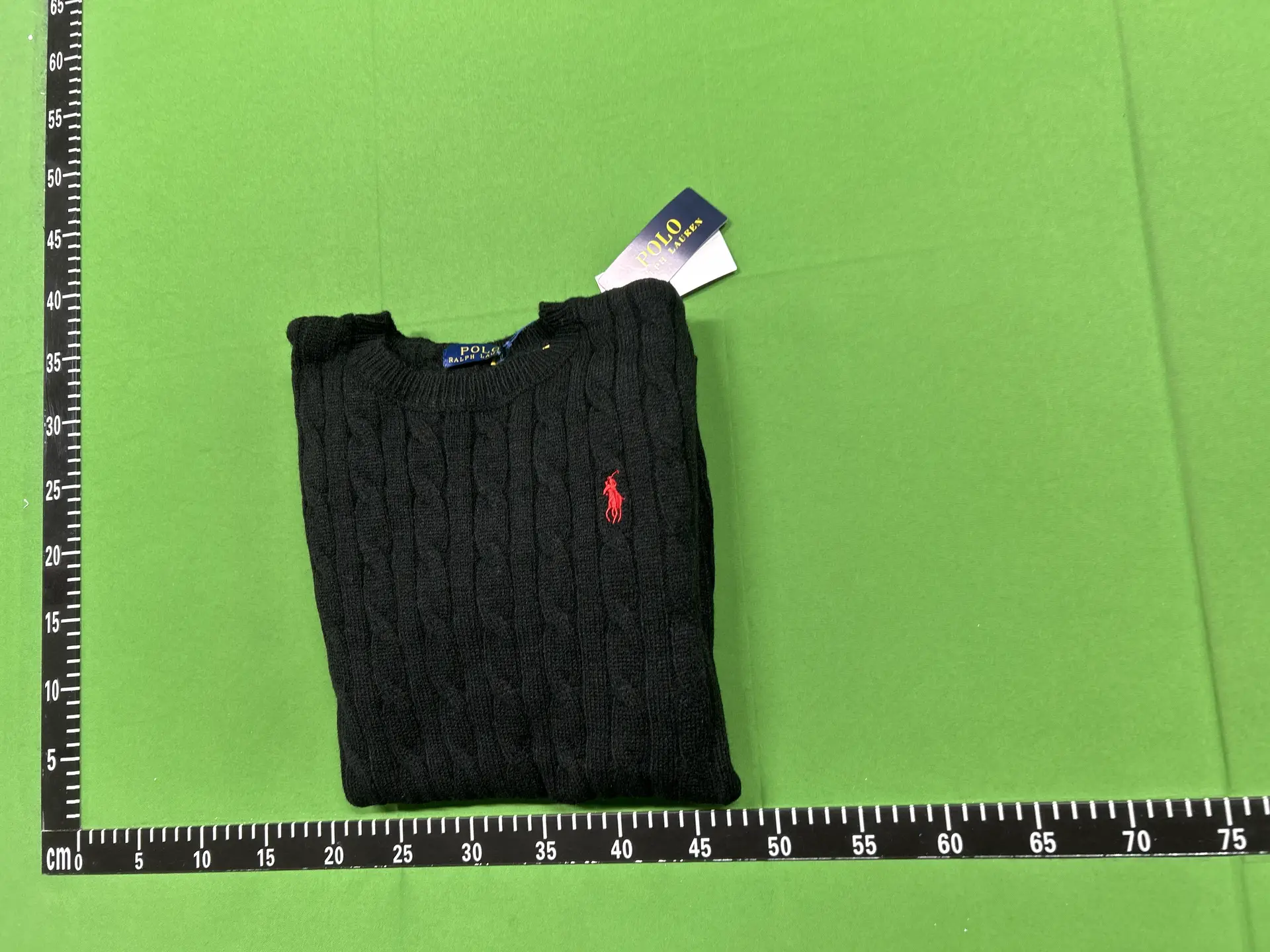Polo Ralph Lauren Cable Knit Sweater Black