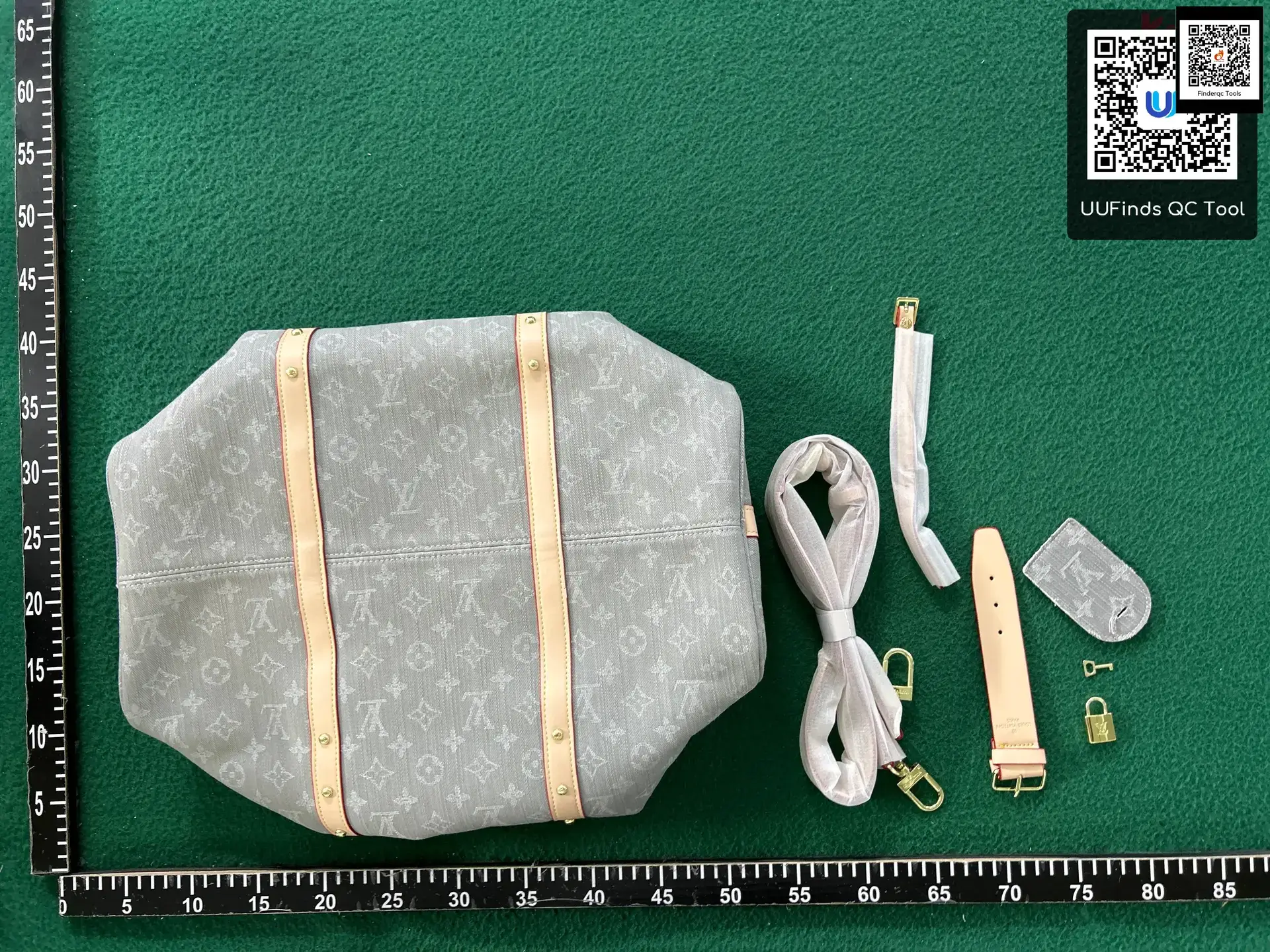 Louis Vuitton Monogram Denim Travel Bag