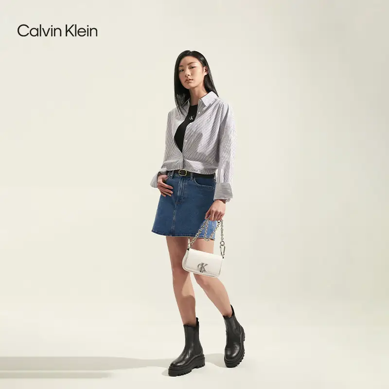 CK Women's Bag Work Clothing Elegance Letter Turn-Lock Clasp Flap Chain Shoulder Messenger Bag Saddle Bag Dh3240