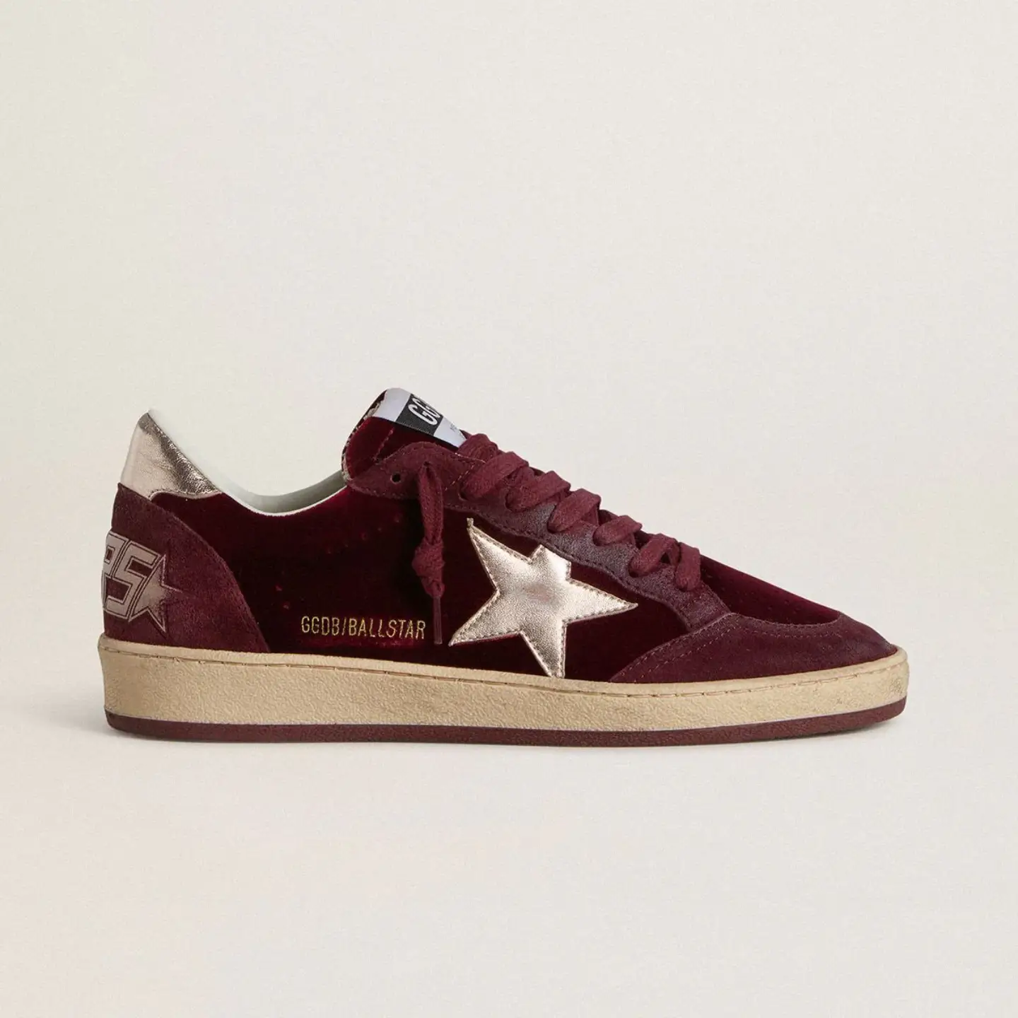 Good shoes, customized small dirty shoes, white shoes, used board shoes, atmospheric version, wine red gold tail cowhide men's shoes, women's shoes