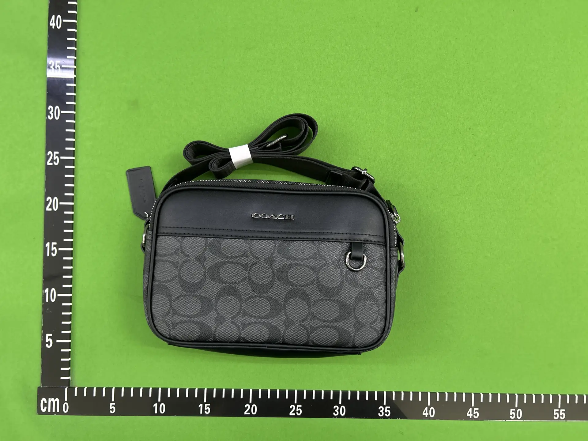 Coach Signature Print Crossbody Bag