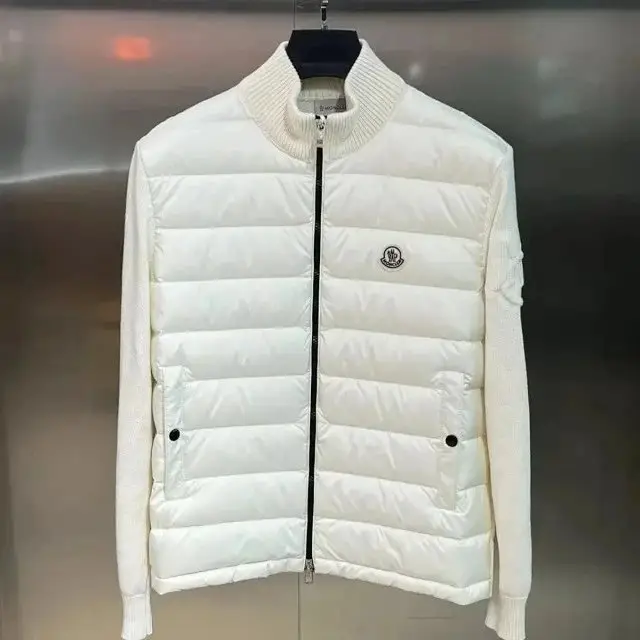 Top秋冬针织拼接羽绒服