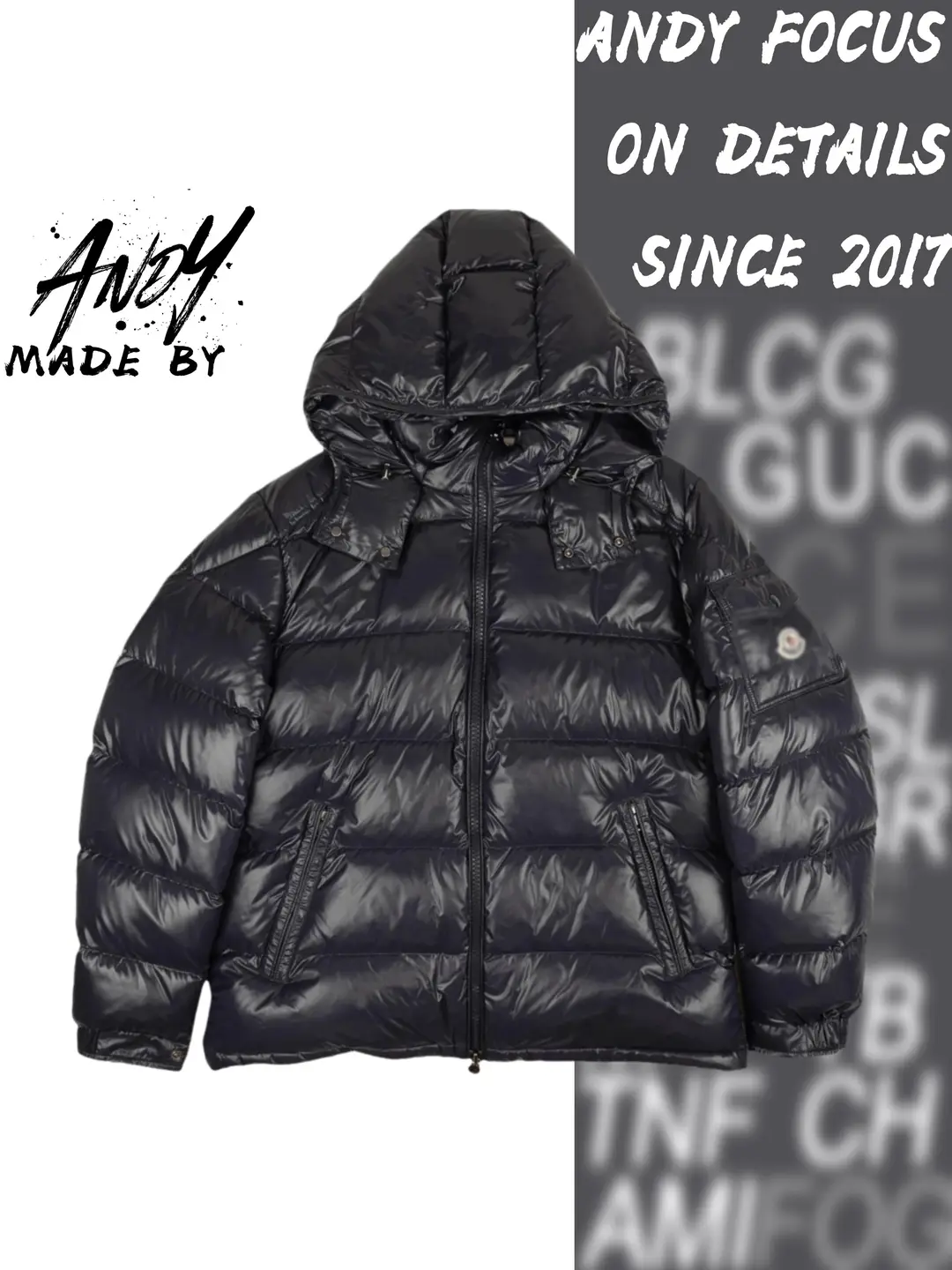 ANDY製造Maya Down Puffer Jacket 'Blue'