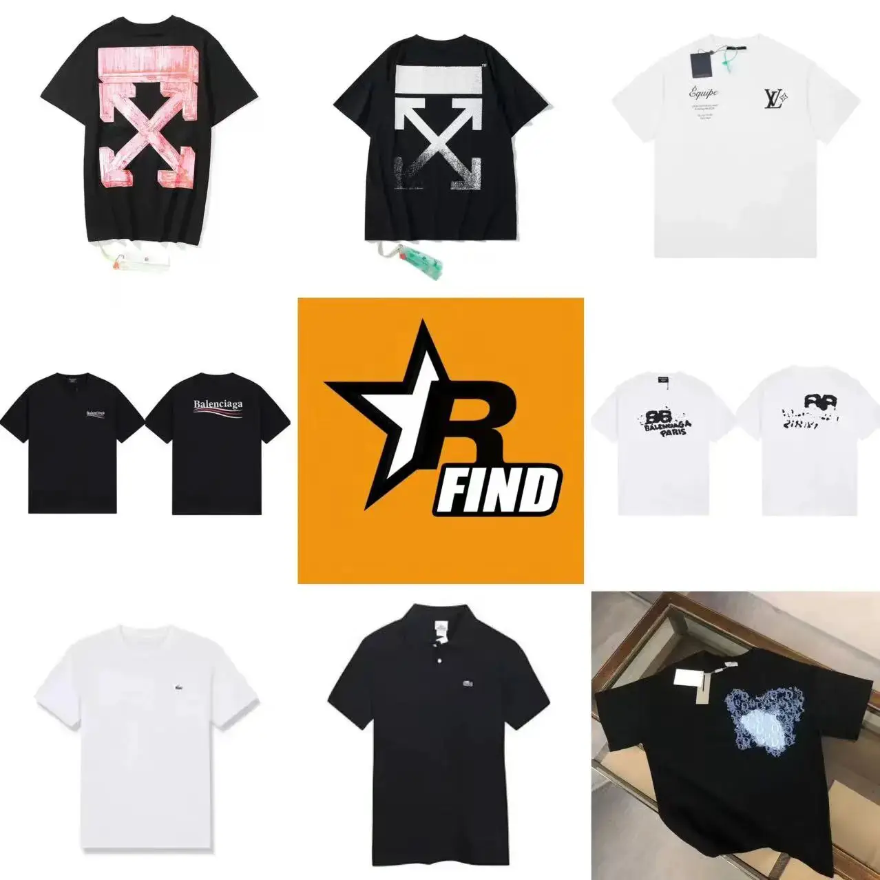 特价-品牌T恤(无质量问题不退换)-L