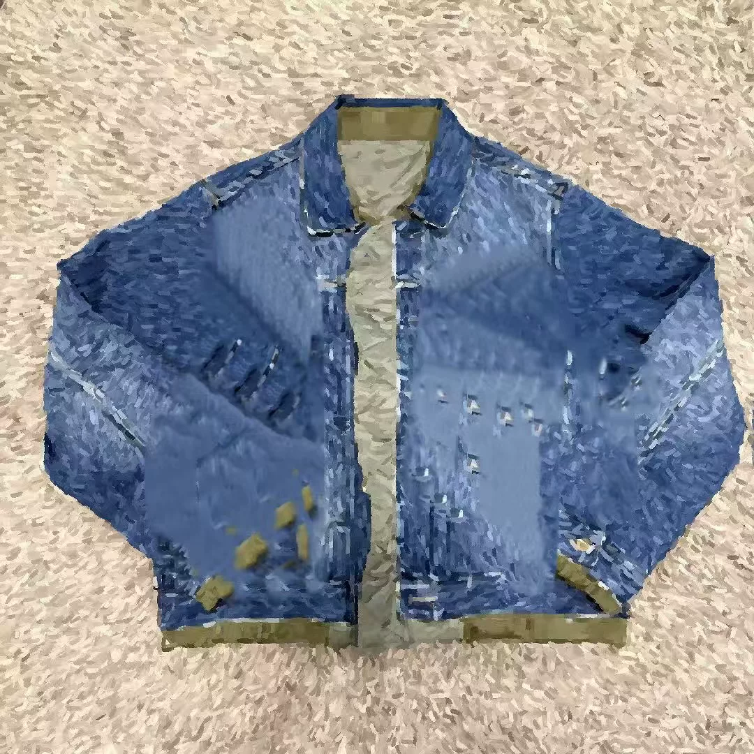 Ordinary double-sided jeans are priced with cotton padded clothing in the middle