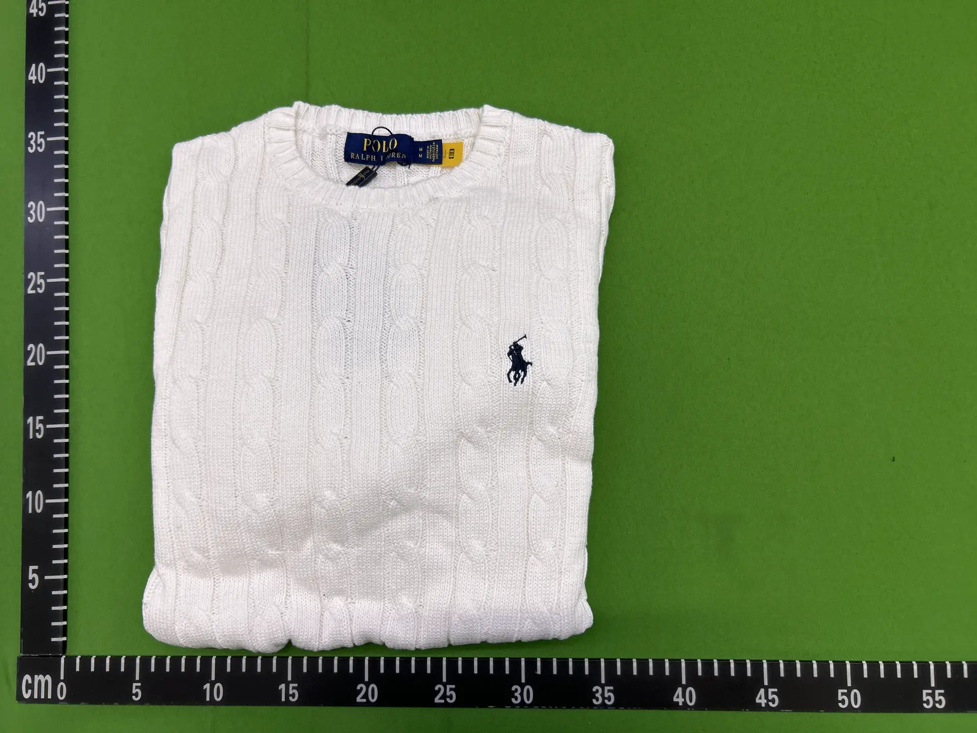 Polo Ralph Lauren Cable Knit Sweater White
