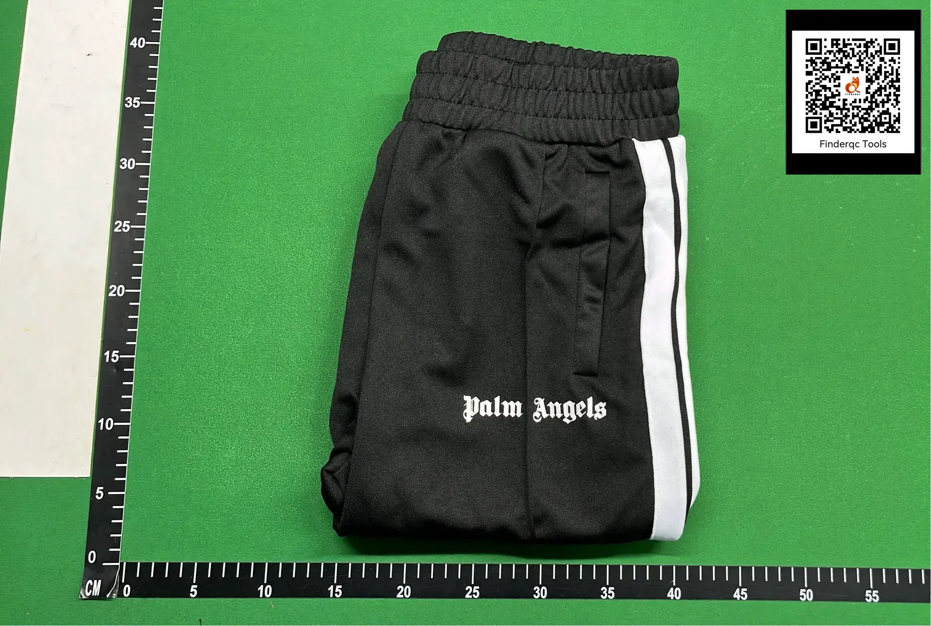 Palm Angels black side stripe track pants