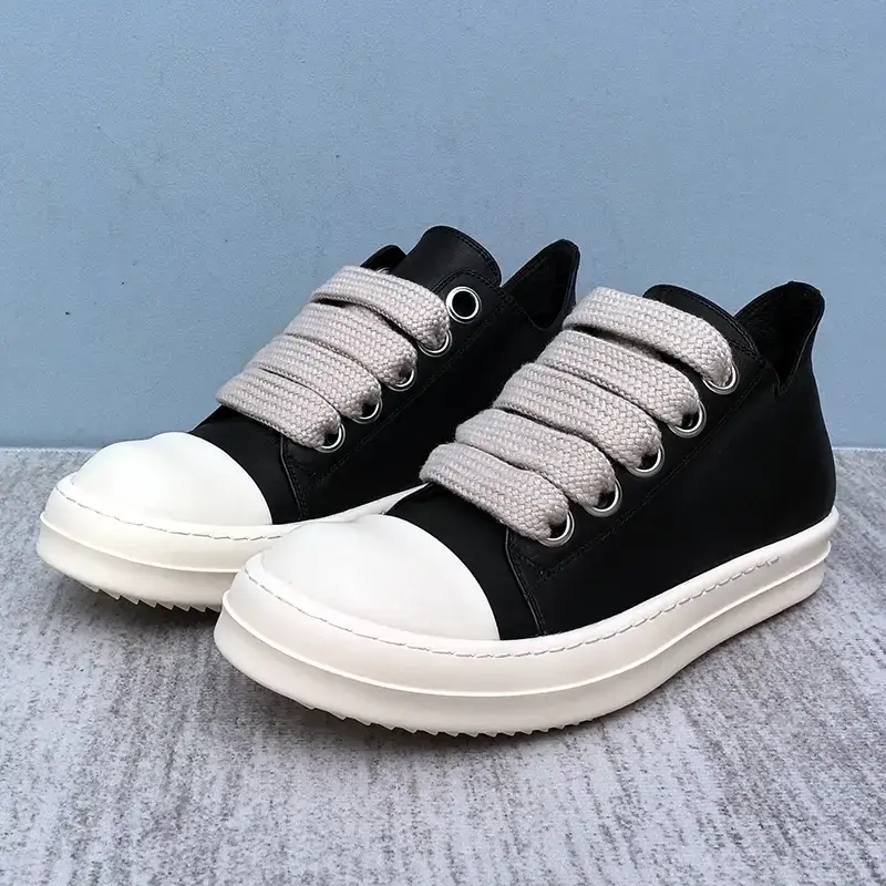 Men's Genuine Leather Thick-Soled Low-Top Sneakers, Height-Increasing Lace-Up Korean Style Casual Leather Shoes, Women's Student Couple Shoes, Trendy