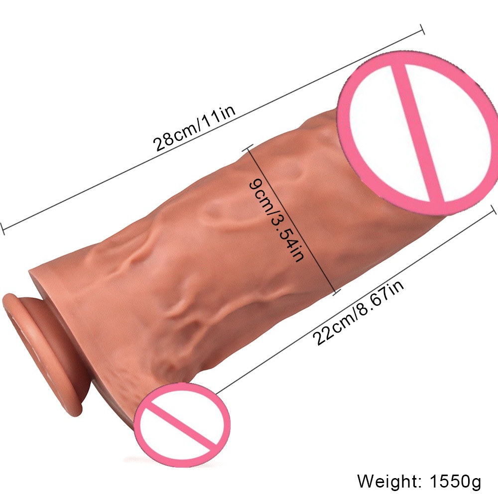 9cm Super Large Thick Liquid Silicone Dildo for Women, Stallion-Style Erotic Masturbator, Adult Product, Anal Expander, Fake Penis