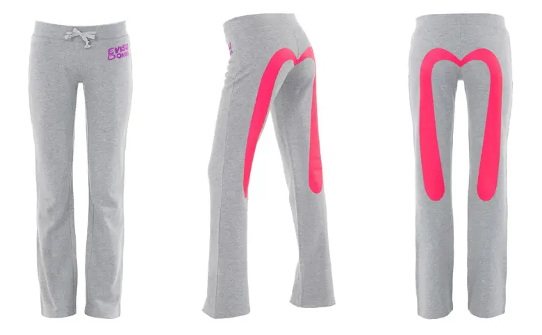Japan Trendy Women's Floral Gray Back Logo Plaid pure cotton Casual pants Sweatpants~Xs\S\M\L
