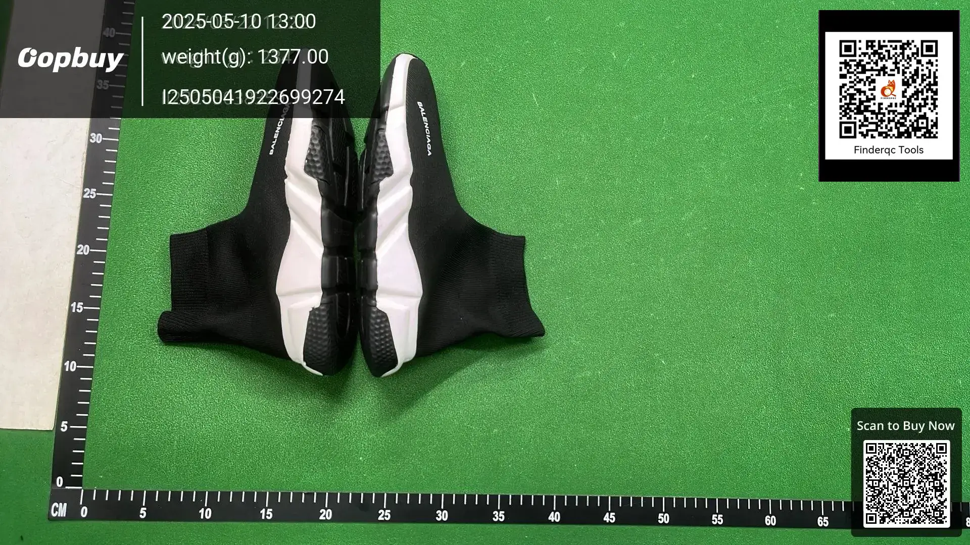 Balenciaga Speed Sock sneakers black white