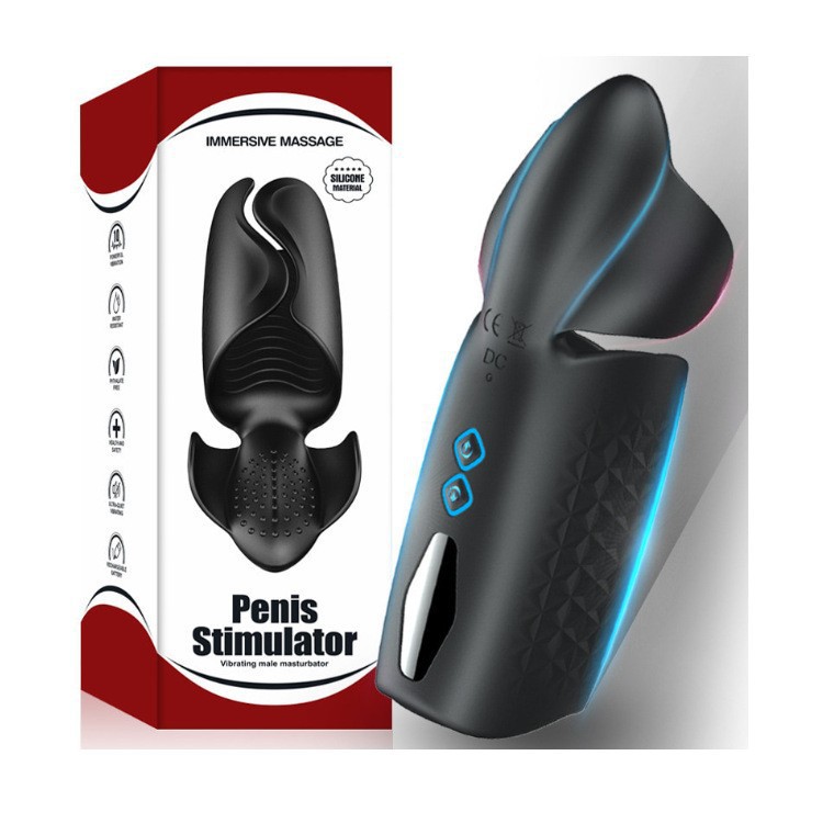 Cross-Border New Product Laixi Hand-Rolled Trainer Amanda Glans Electric Penis Exerciser Men's Vibrating Airplane Cup