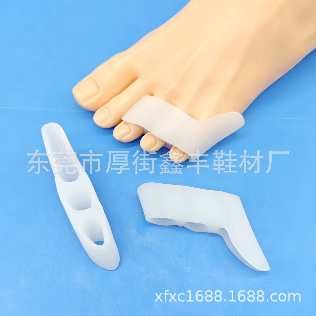 Little Toe Valgus Corrector, Silicone Soft Anti-Pain Hallux Separator, Tail Finger Overlapping Gel Toe Separator