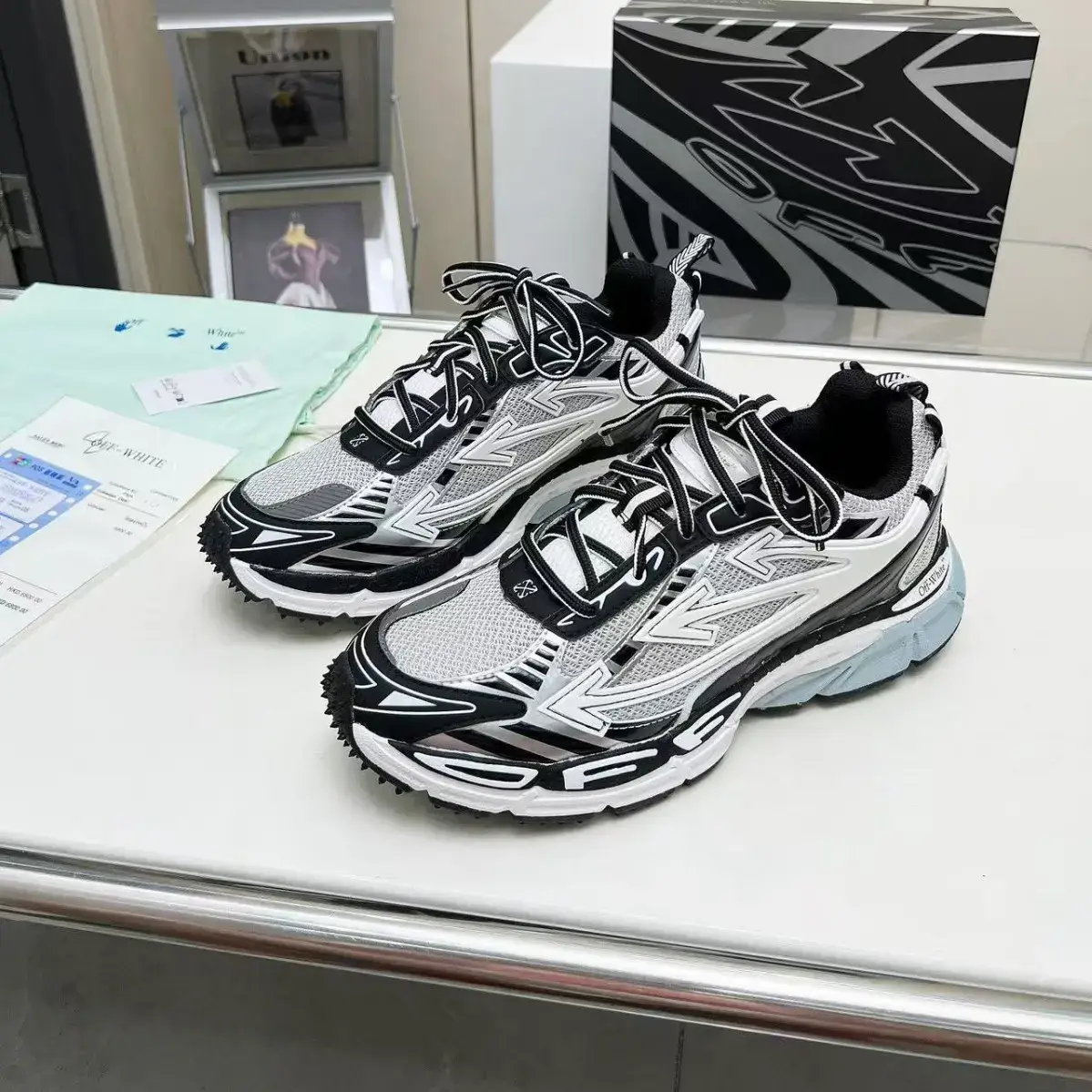 Thick-soled Torre Shoes Men's and Women's Arrow Trendy Shoes 2024 New Breathable Mesh Increased All-match Casual Sports Running Shoes
