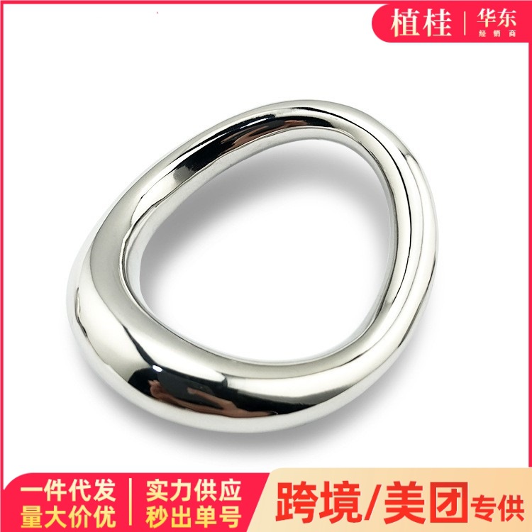 Stainless steel curved semin lock ring scrotum penis restraint stretch ring adult sex toys BDSM generation wholesale