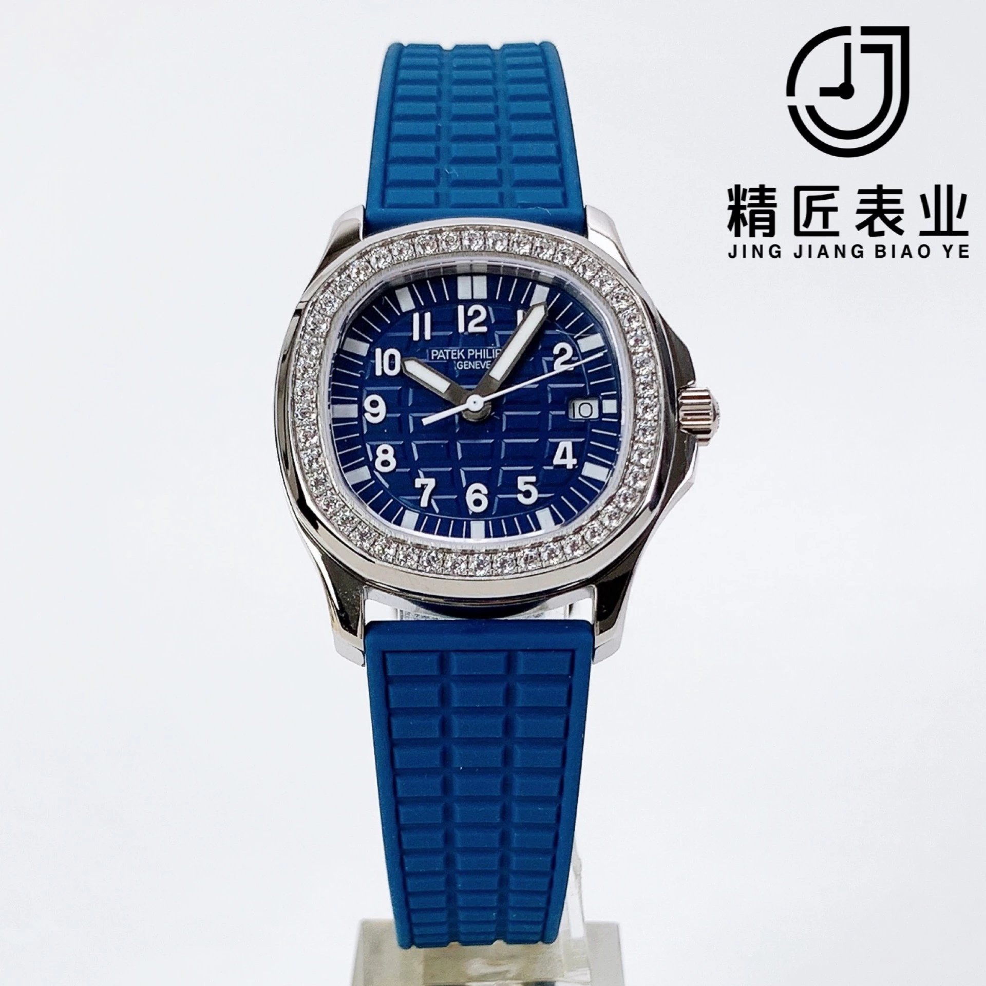 CS女款手雷5067A女士手表 2022新款百达翡丽AQUANAUT系列5067A-025女士休闲运动时尚女表腕表 35.6mm×8.2mm实测 瑞士石英改cal.E23-250机芯