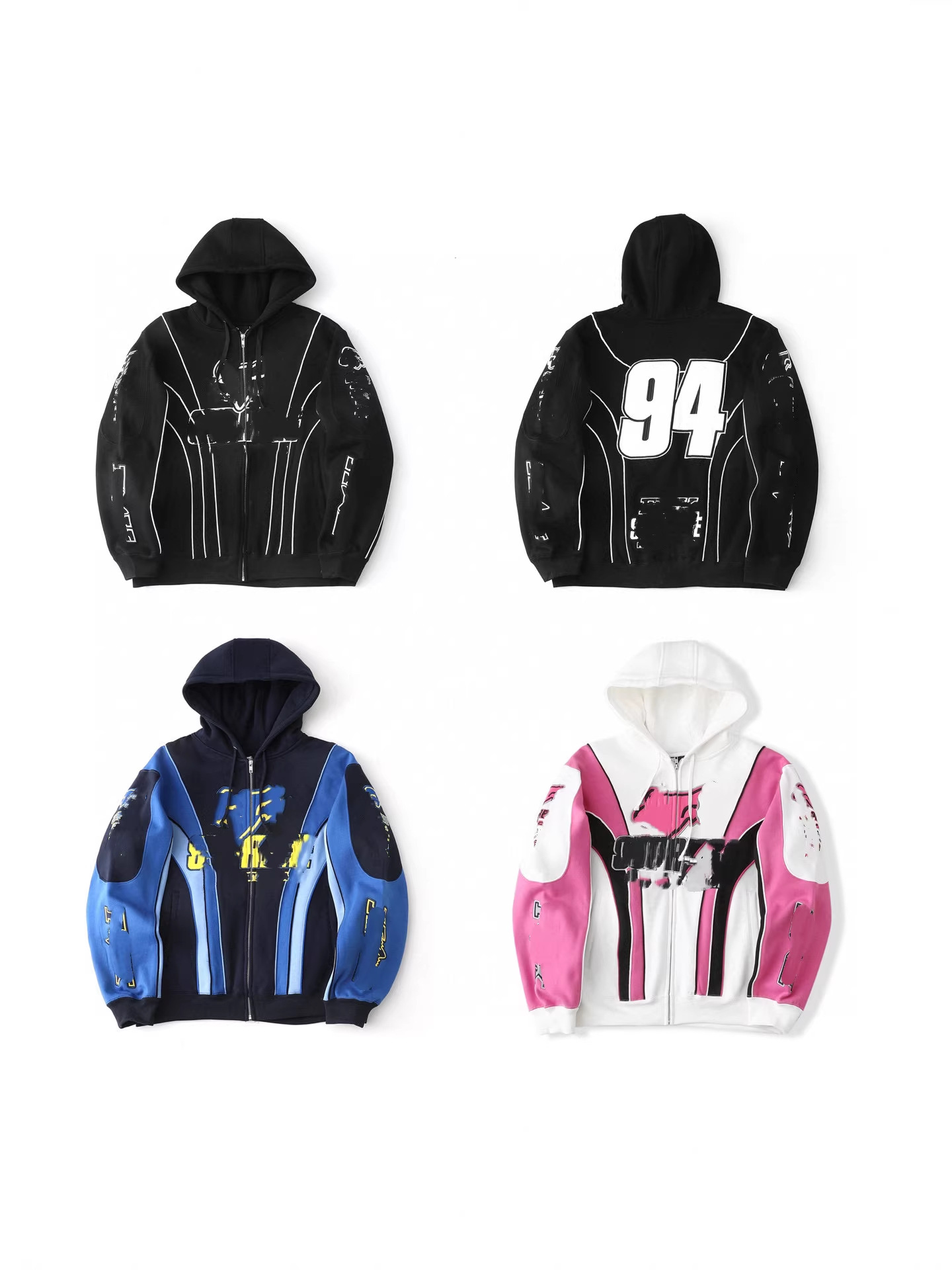 Sup2025 Autumn and Winter New Style Windproof and Warm Casual American Retro Zipper Fleece Hooded Sweatshirt for Men and Women QC-Foto von 1688 auf Qualit.ly