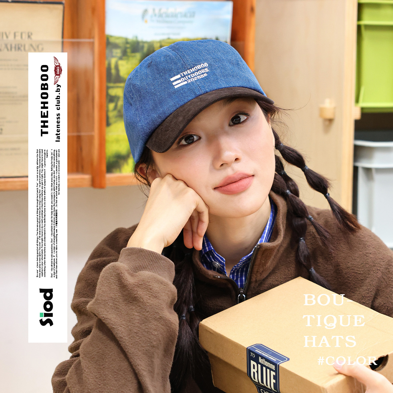 New Korean Sun Hat for Women, Makes Face Look Smaller, Autumn Sun Protection Baseball Cap, Versatile Soft-Top Duckbill Cap for Men, Corduroy