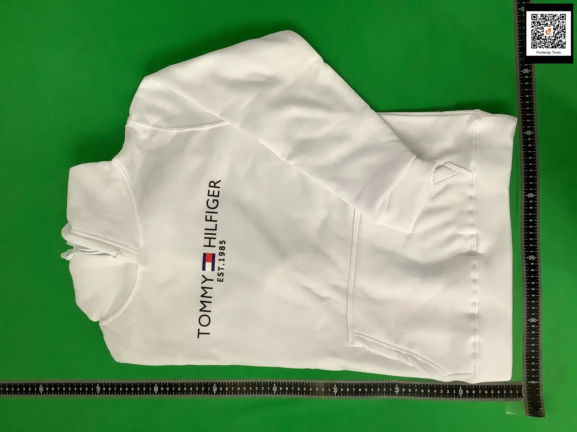 Tommy Hilfiger Men's White Pullover Hoodie