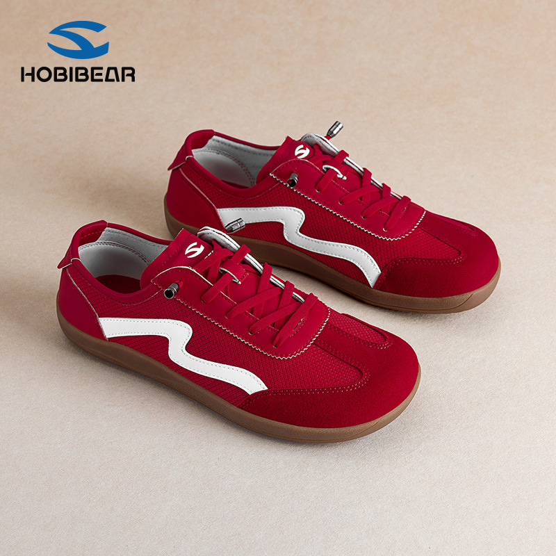 Hobibear Wide-Toe Shoes, Spring and Autumn Soft-Soled Walking Shoes, Versatile Sports Shoes, Daily Comfortable Outdoor Training Shoes, Direct Sales