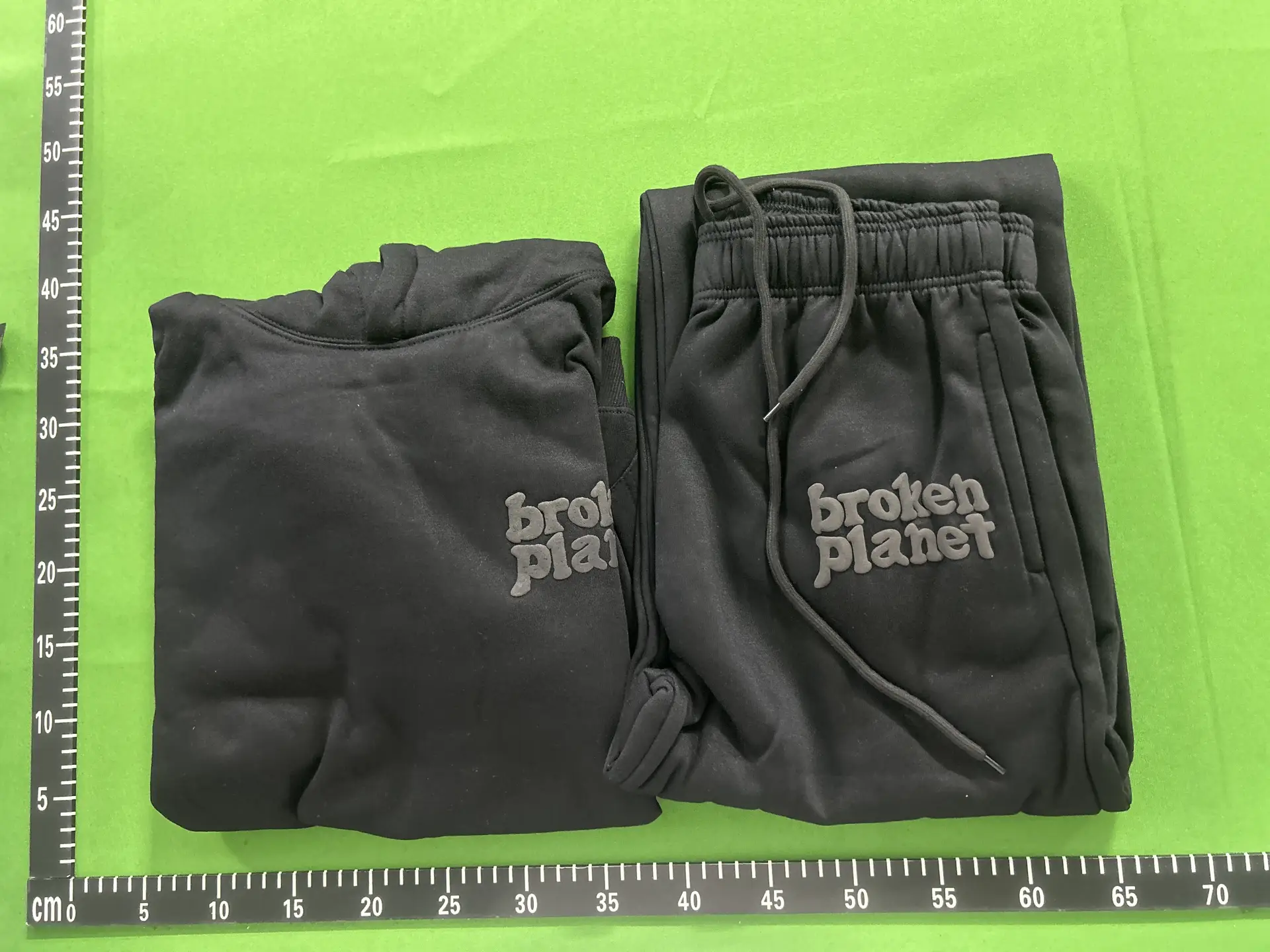 Broken Planet European and American Stars Same Style Hip-Hop Rap Street Hooded Sweatshirt Suit Casual Sportswear