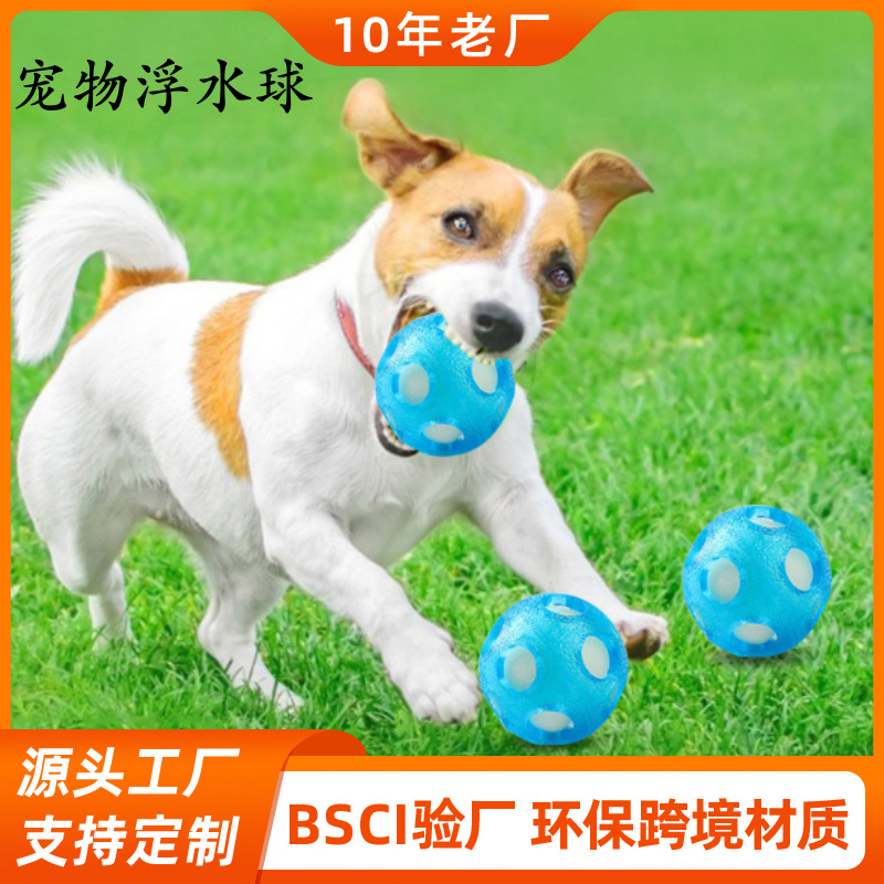 Manufacturer's New Pet Toy Ball, Dog Sponge Chew Ball, Floating Ocean Ball, Chase and Play Water Dog Toy