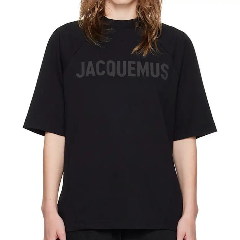 Jacquemus Black Short Sleeve T-Shirt
