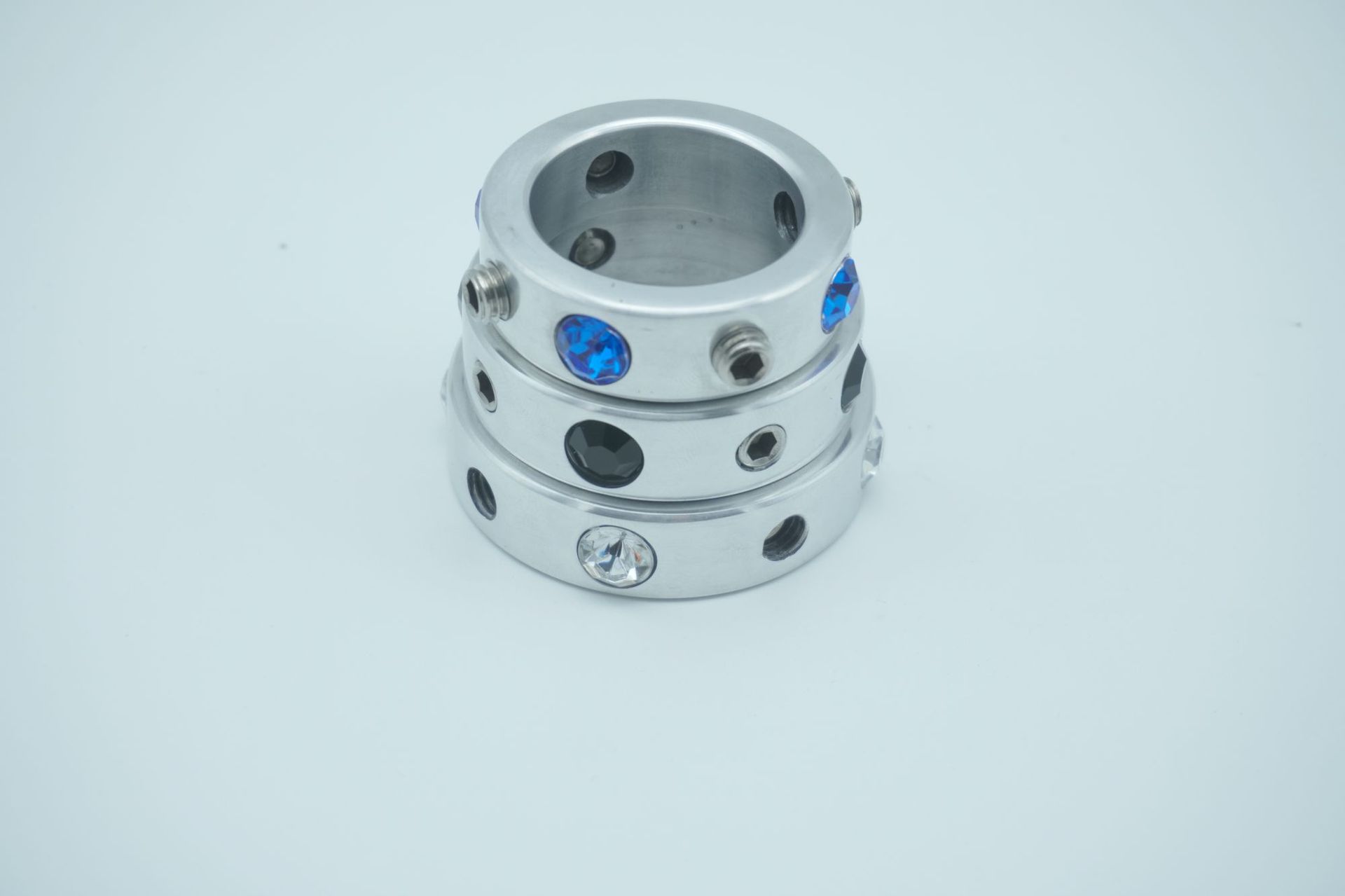 New Metal Stainless Steel Penis Ring Locking Ring Alternative Toys Men's Sex Appliances Adult Sex Products