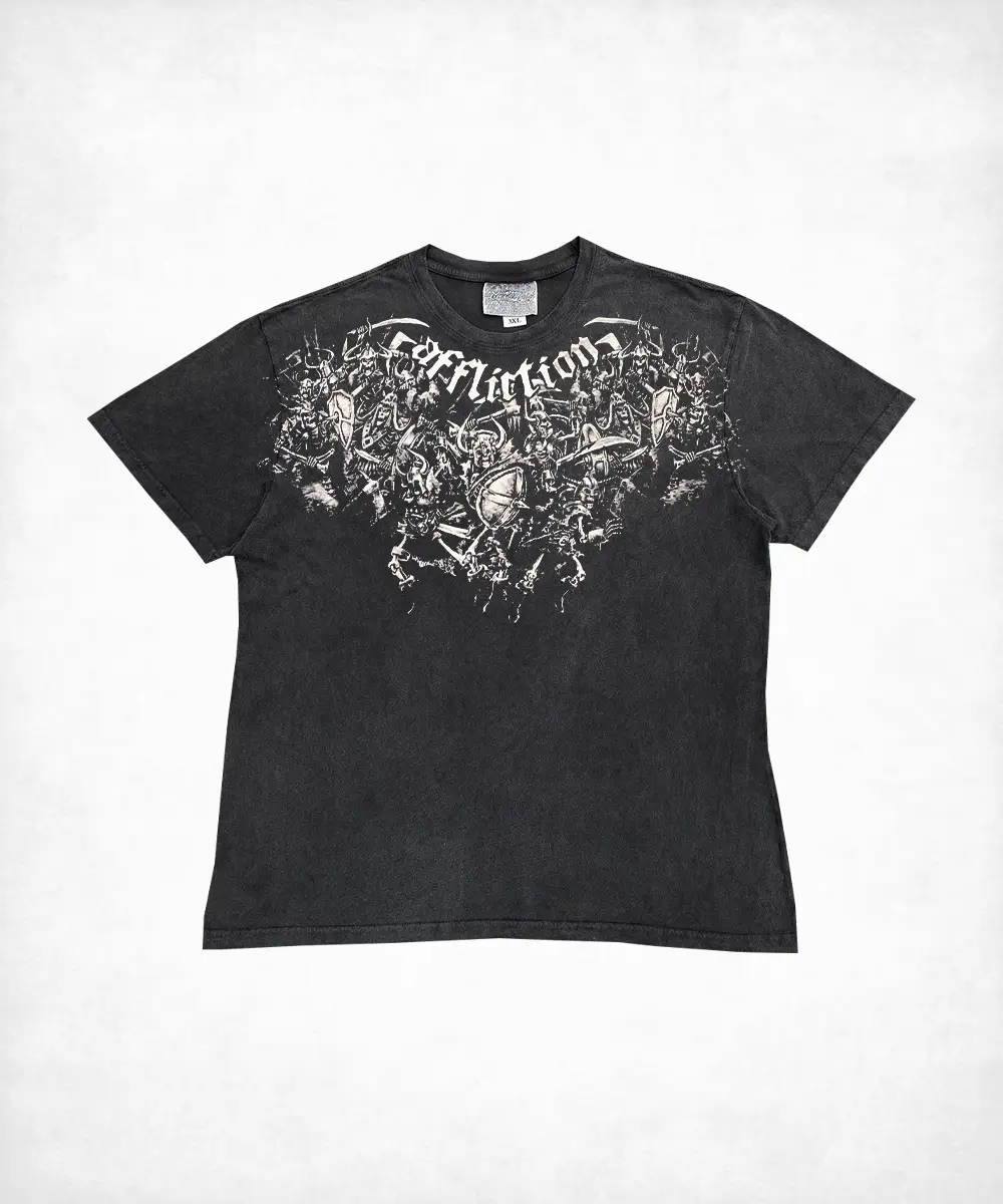 Affliction Easyriders Xtreme American Street Retro Punk Luxury Short Sleeve T-Shirt