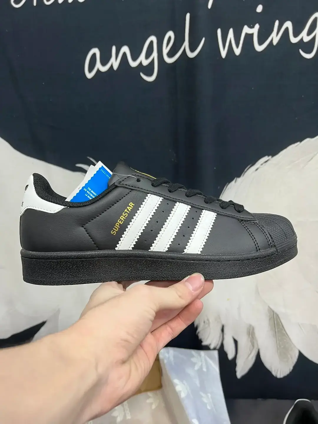 Adidas Superstar Black White