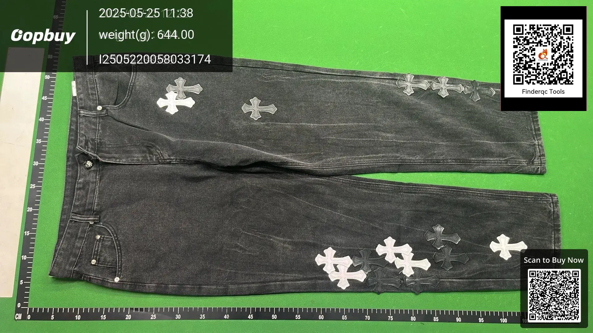 Chrome Hearts Jeans Black