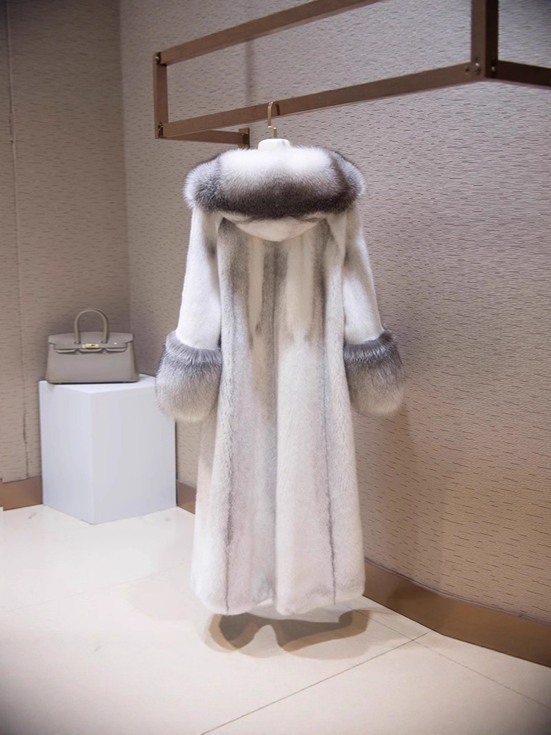 Cross-Border Export Quality High-End Fur Coat for Women Thickened Warm and Environmentally Friendly Mink Fur Coat Factory Direct Sale QC-foto från 1688 på Qualit.ly