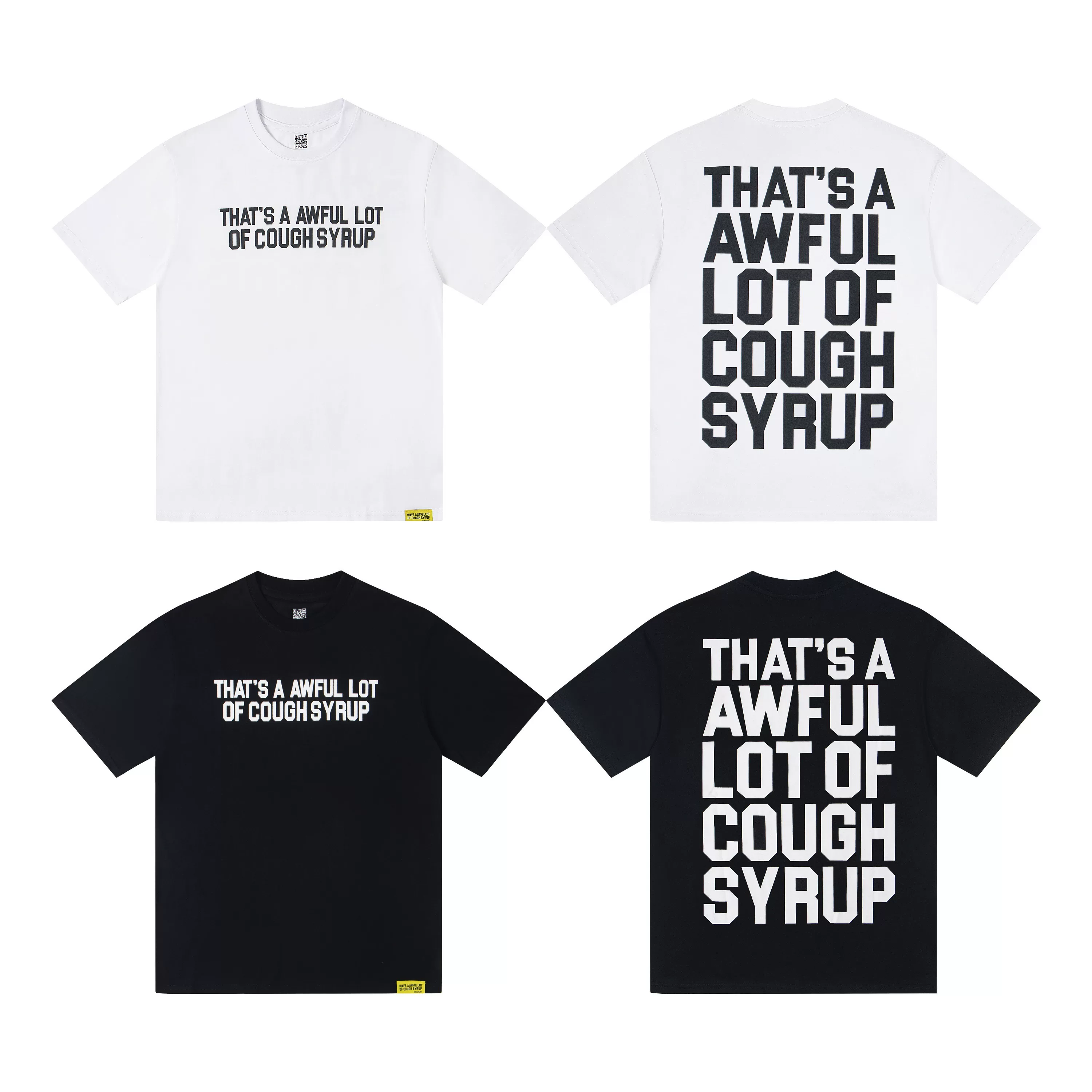 That's a Awful Lot of Cough Syrup Pure Cotton 260g Loose-Fitting Clothing ins Design Sense