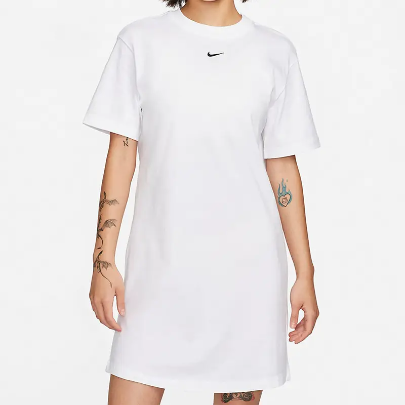 Nike Nike Women's Summer Loose Breathable Round Neck Casual Dress Dv7883-010-100-376