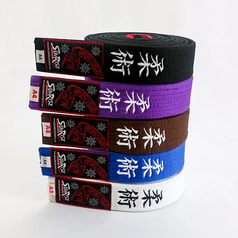 Brazilian Jiu-Jitsu SUNRISE Jiu-Jitsu belt Professional Jiu-Jitsu belts