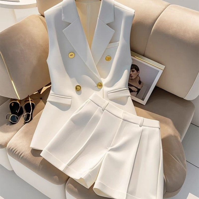 Spring New Small Suit Suit for Female Office Workers, High-End Professional Attire, Work Wear, Complete Suit for Women