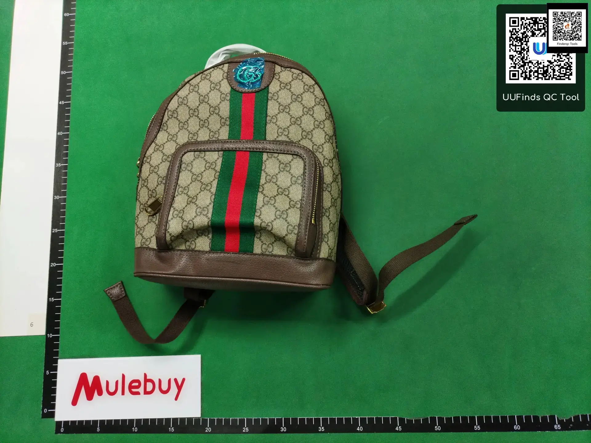 Gucci Ophidia GG Supreme Canvas Backpack