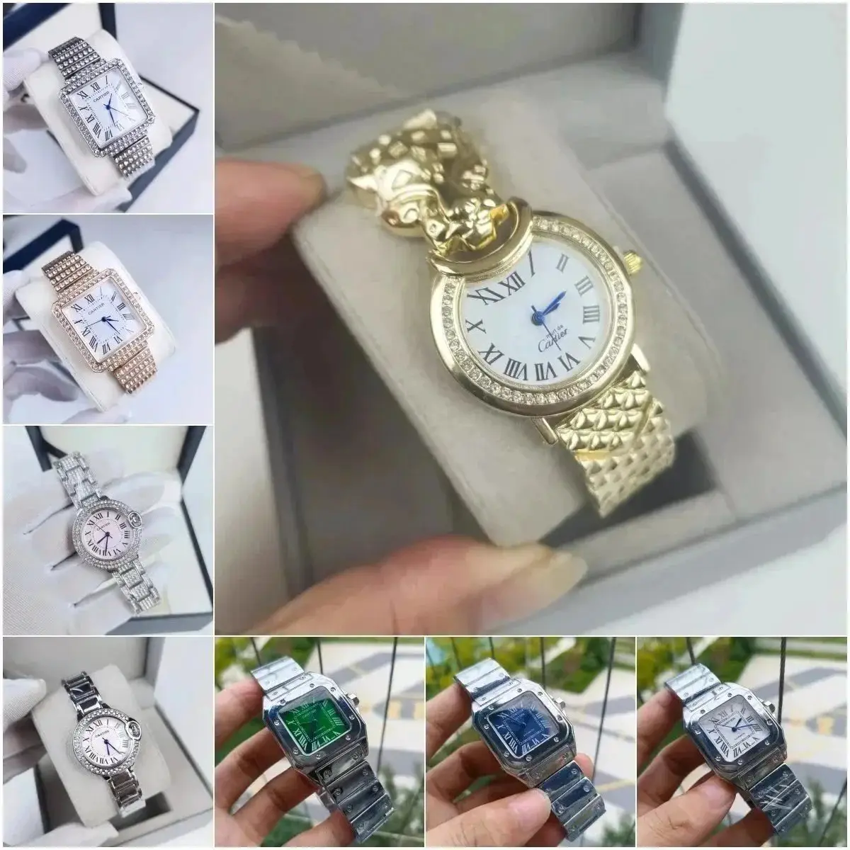 Mechanical watch steel strap fashion watch 03-177