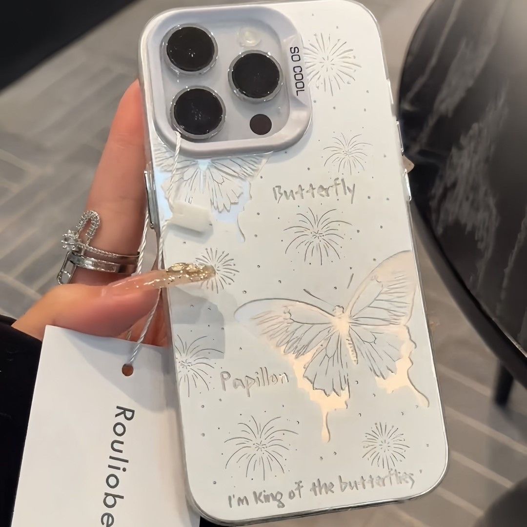 Varied Butterfly Gas Shell for iPhone16/14/13 Phone Case 12 Apple 11Pro Max Tide 16Pro