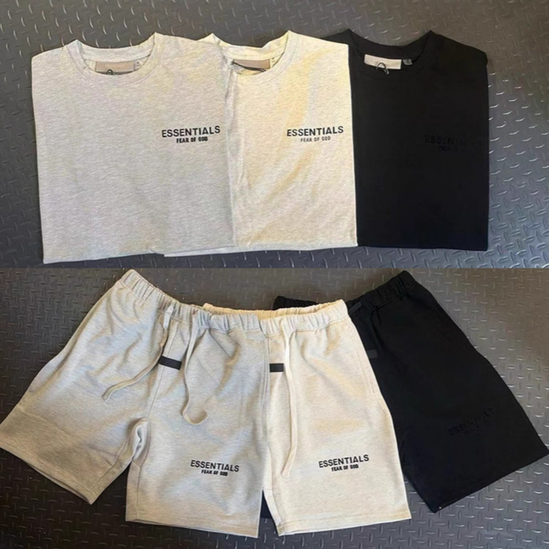 Essentials Fear of God T-shirt and Shorts Set QC photo from 1688 on Qualit.ly