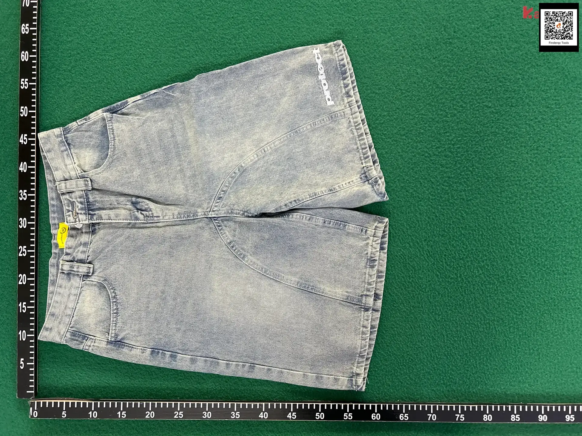 European and American Cross-border Retro Casual American Street Embroidery Trendy Loose Harajuku Washed Denim Shorts Summer Shorts