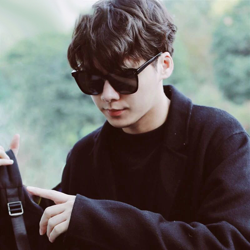 New Internet Celebrant Polarized Sunglasses Retro Box gm Polarized Sunglasses Korean Men's and Women's Sunglasses 002