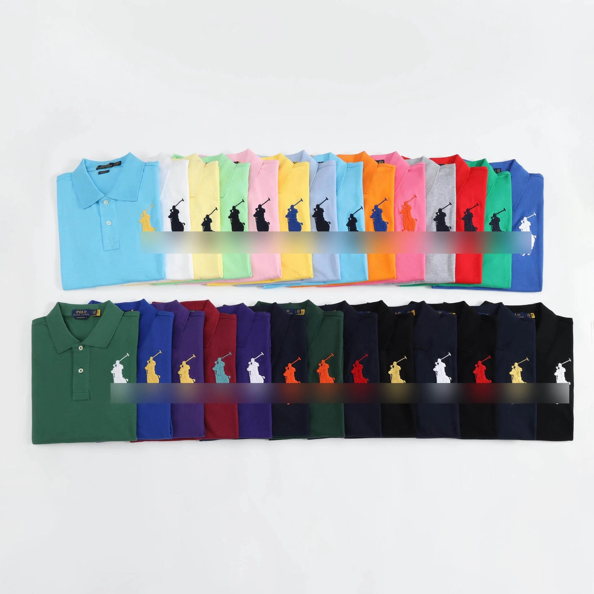 RL collared Large embroidered polo shirt