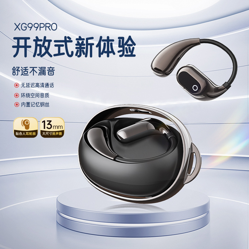 New XG99PRO Bluetooth Headset Ai Translation Headset OWS Ear-hanging Long Endurance Not In-ear Bluetooth Headset