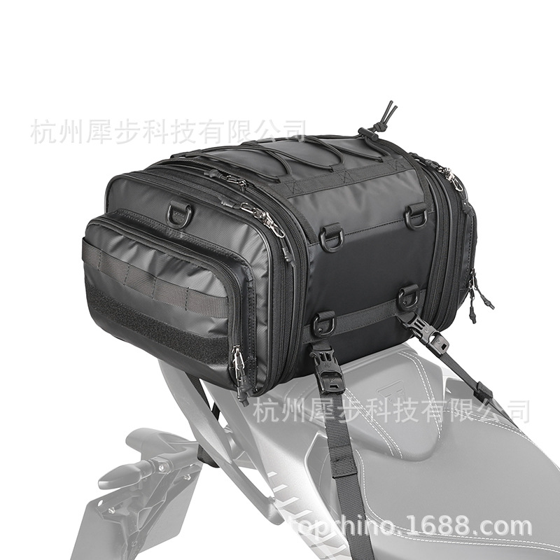 Rhinowalk/Rhino stroll 19L expandable motorcycle tail bag motorcycle rear seat bag cross-border exclusive