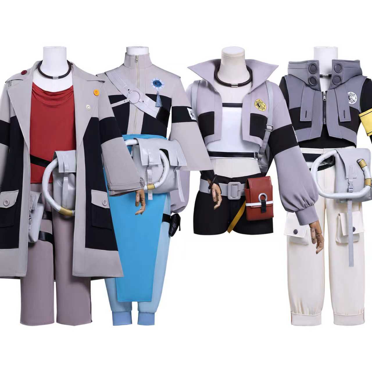 Yi Meng Feiyuan War Ghost Cosplay Engi Zanka Ruth Li Glaze Cosplay Costume for Men and Women Anime
